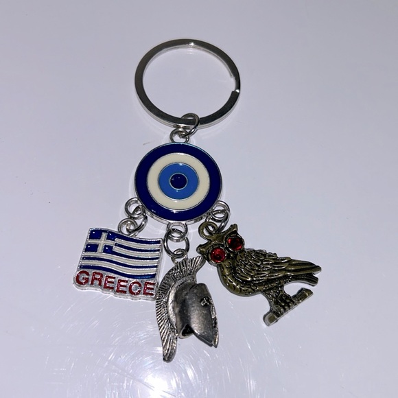 FREE (with buy) Greece Charm Keychain 🇬🇷💙 - Picture 1 of 3